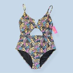 NWT 1X Ninety-Nine Women’s V-Wire One-Piece Swimsuit